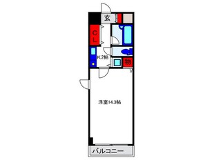 ユニバーサルマンションの物件間取画像